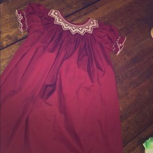 Smocked  krew dress 4t